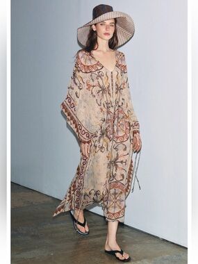 zara gold button dress Ulla Johnson | Women's Camelia Wedding Guest Gown in main image 0